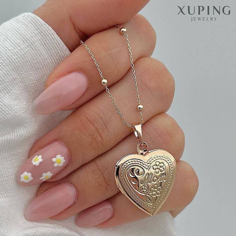 پلاک لاکت قلبی بدون زنجیر ژوپینگ کد 2267 - خرید آنلاین از گالری آداس